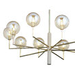 Candelabru modern alama abajururi champagne 10xG9/60W Feme 1977 Jupiter